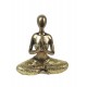 Statuette Zen Femme : Yoga Lotus, H 22 cm