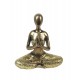 Statuette Zen Yoga et Position Lotus Anjali-mudra, H 17 cm