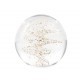 écoration Verre Sulfure et Presse Papier, Tourbillon Doré, Diam 10 cm
