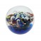Presse Papier Bulles, Océan et Coraux multicolores, Diamètre 9 cm