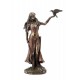 Statue Freya, Déesse de la Beauté, de l'amour et de la Guerre, H 22 cm