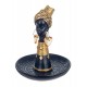 Statuette Africaine en Tenue Traditionnelle, Collection Dalaba, H 32,5 cm