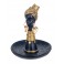 Statuette Africaine en Tenue Traditionnelle, Collection Dalaba, H 32,5 cm