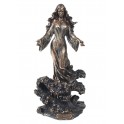 Statuette Résine Afrique : Yemaya, Déesse de mer et des océans, H 28 cm