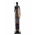 Statuette XL Africain Massaï, Collection Ethnik, Hauteur 56 cm