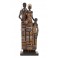 Statuette Famille Africaine et Enfant Massaï, Collection Ethnik, H 59 cm