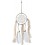 Déco ethnique Bohème : Attrape-rêves Blanc Shabby Chic, H 36 cm