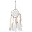 Déco ethnique Bohème : Attrape-rêves Blanc Shabby Chic, H 36 cm