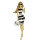 Déco murale métal : la fée du shopping, H 78 cm