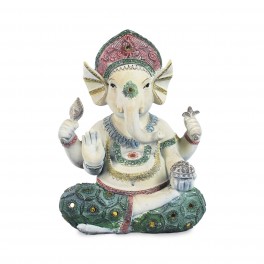 Figurine Resine Bouddha Ganesh 22 cm