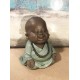 G&S Bouddha Assis Baby Zen, Mod Bleu H 22 cm