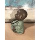 G&S Bouddha Assis Baby Zen, Mod Bleu H 22 cm