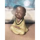 G&S Figurine Bouddha Assis, Collection Baby Zen, Modèle Vert, Hauteur 22 cm