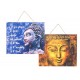 happyDko Plaque Bois Zen & Bouddha, Mod 2, L 30 cm