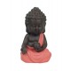 happyDko Figurine Mini Bouddha Zen, Mod Rouge, Collection Color Line, H 15 cm