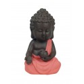 happyDko Figurine Mini Bouddha Zen, Mod Rouge, Collection Color Line, H 15 cm