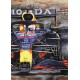 Tableau en Métal 3D : Formule 1 Honda sur piste, L 120 cm