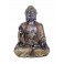 Statuette Bouddha XL : Modèle White & Gold, H 51 cm