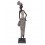 Statuette Grande Africaine Debout et Jarre, Collection Kentan, H 40 cm