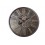 Horloge Murale indus, Cadran Mordoré et Chiffres en métal, Diam 80 cm