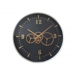 Grande horloge industrielle, Modèle Engrenages 1, L 76 cm