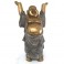 SGRIMALT Statuette Grand Bouddha Rieur Debout en Kimono Kanchana, H 52 cm