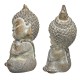 Vidal Regalos Figurine Résine Bouddha Assis x2 Modèles 17 cm