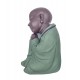 SGRIMALT Grand Bouddha Baby Zen Assis Modèle Tête sur Genou 1, Collection Baby Zen, H 29 cm