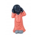 Figurine Bouddha de la sagesse ROUGE, Baby Zen, H 24 cm