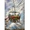 Tableau Métal 3D XL : Le télésiège du Mont Blanc, H 120 cm