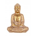 Sculpture Résine : Le Bouddha en méditation, H 68 cm