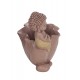 Porte-Encens Baby Zen, Figurine Bouddha Vert sur Lotus, Longueur 15,50 cm
