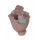 Porte-Encens Baby Zen, Figurine Bouddha Bleu sur Lotus, Longueur 15,50 cm