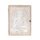 SIGNES GRIMALT Boite à clés en Bois en MDF : Modèle Bouddha et Méditation, Marron et Blanc, Hauteur 26 cm