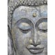 SIGNES GRIMALT Tableau 100% peinture : Visage Bouddha, Siddharta Gautama, Hauteur 120 cm