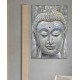 SIGNES GRIMALT Tableau 100% peinture : Visage Bouddha, Siddharta Gautama, Hauteur 120 cm