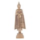 SIGNES GRIMALT Statue Bouddha Thai sur Socle, Beige et doré avec Inserts, Collection Sukhothai, Hauteur 44 cm