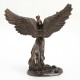 Statuette résine : L'archange Saint Michel, H 35 cm