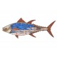 Déco murale en Bois : Poisson Thon, L 30 cm