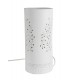 SIGNES GRIMALT Lampe d'ambiance et Veilleuse, modèle Arbre de vie, Porcelaine blanche ajourée, Hauteur 28 cm
