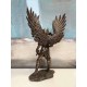 Statue Sariel ou Saraquel, Archange Combattant et Guérisseur, H 31 cm