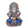 Statuette Ganesh en résine, Modèle Versicolor 3, Hauteur 17 cm