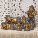 Statuettes Ethniques : Set 3 Ganesh de la Sagesse, Mod Assis, H 21 cm