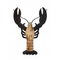 Langouste en Bois et Métal, Style Industriel et Vintage, hauteur 30 cm