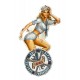 Plaque Murale, Pin up Blonde & Garage. H 60 cm