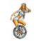 Plaque Murale, Pin up Blonde & Garage. H 60 cm