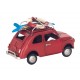 Voiture 2 CV Modèle Rouge & Noir, L 26 cm