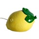 SIGNES GRIMALT Citron jaune design, lampe d'ambiance et Veilleuse en porcelaine, finition brillante satin, longueur 23 cm
