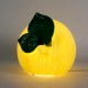 SIGNES GRIMALT Citron jaune design, lampe d'ambiance et Veilleuse en porcelaine, finition brillante satin, longueur 23 cm