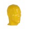 Bout de Canapé Tête Homme Design : Ad Hominem Jaune, H 35 cm